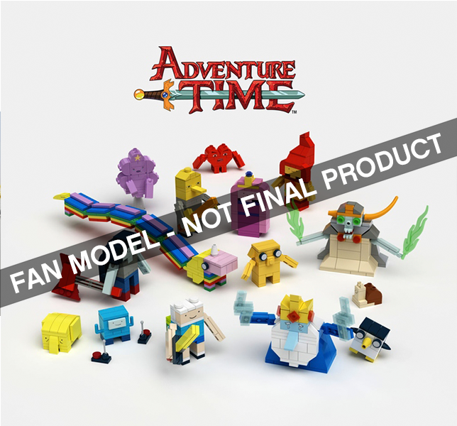 Brick-Built Adventure Time Figures